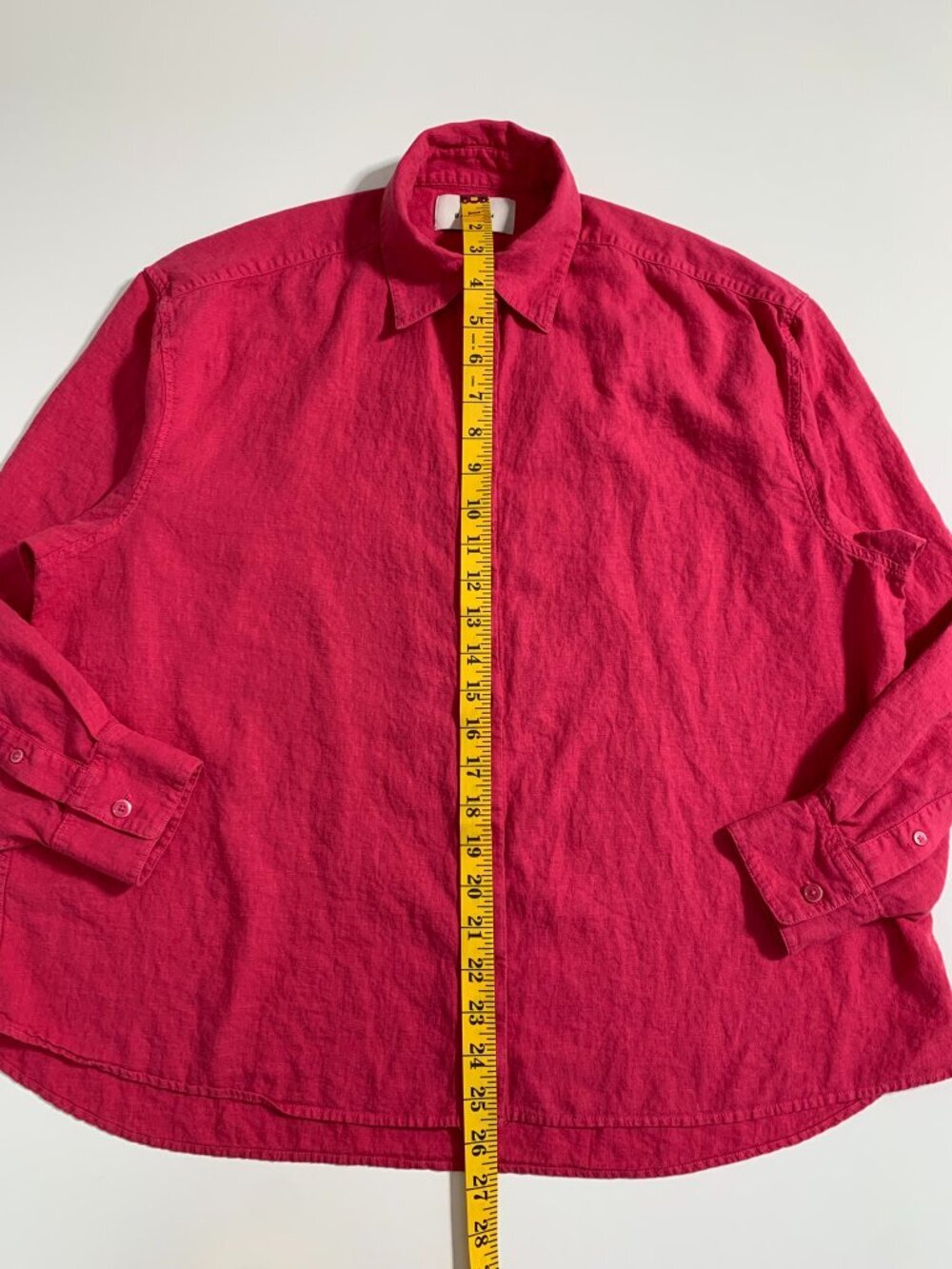 Wilfred Oversized Pink Long Sleeve Shirt Size XS Linen and LENZING Belended - Picture 5 of 10